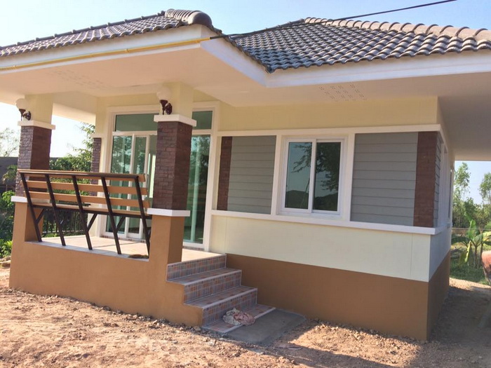 These are the contemporary style home. The living area is approximately 45 sq.m. above. It consists of 2 bedrooms, 1 bathroom, living room and a kitchen. The construction budget is starting at 300,000 Baht or 490,000 in Philippine Peso(excluding furniture). 