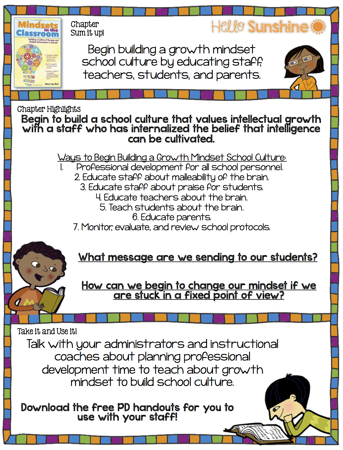 How To Build A Growth Mindset For Teachers >> Hello Sunshine Mindsets In The Classroom Ch 2 Building A Growth How To Build A Growth Mindset For Teachers >> Hello Sunshine Mindsets In The Classroom Ch 2 Building A Growth