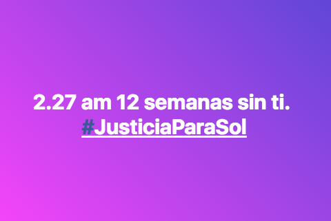#JusticiaParaSol