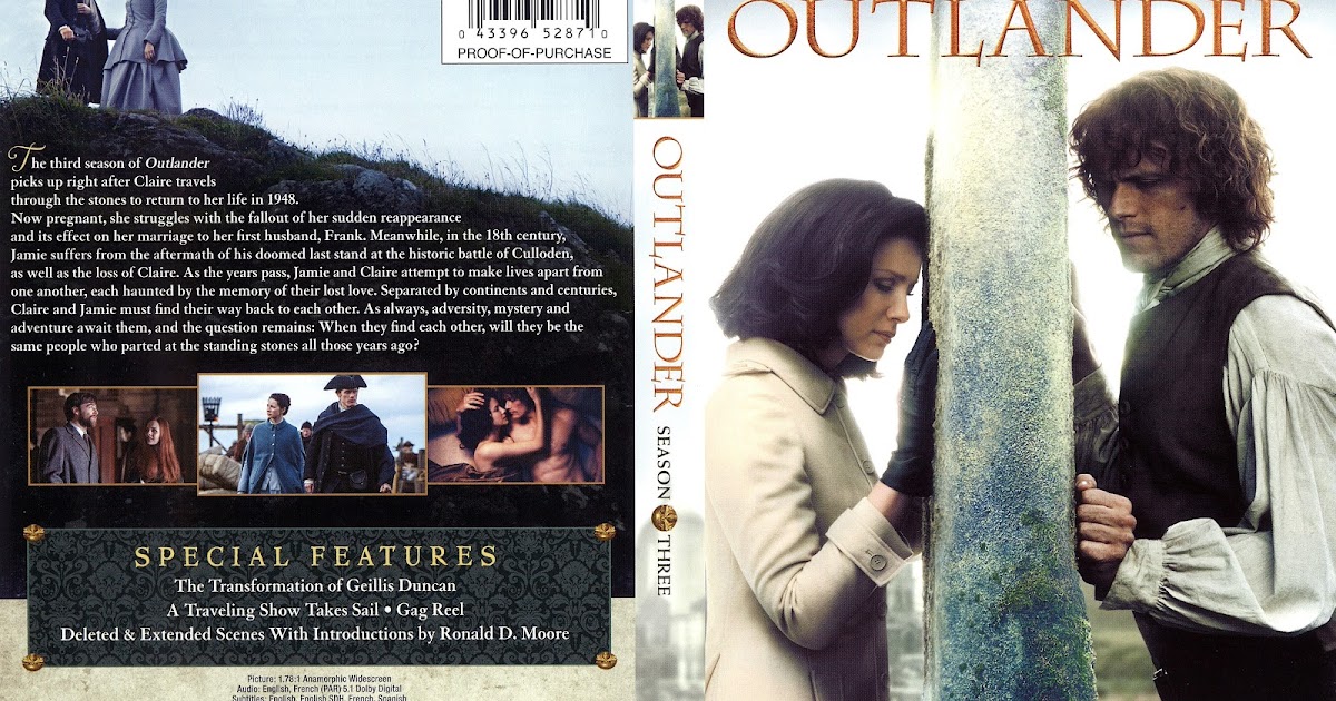 Outlander Season 3 DVD Cover Cover Addict Free DVD
