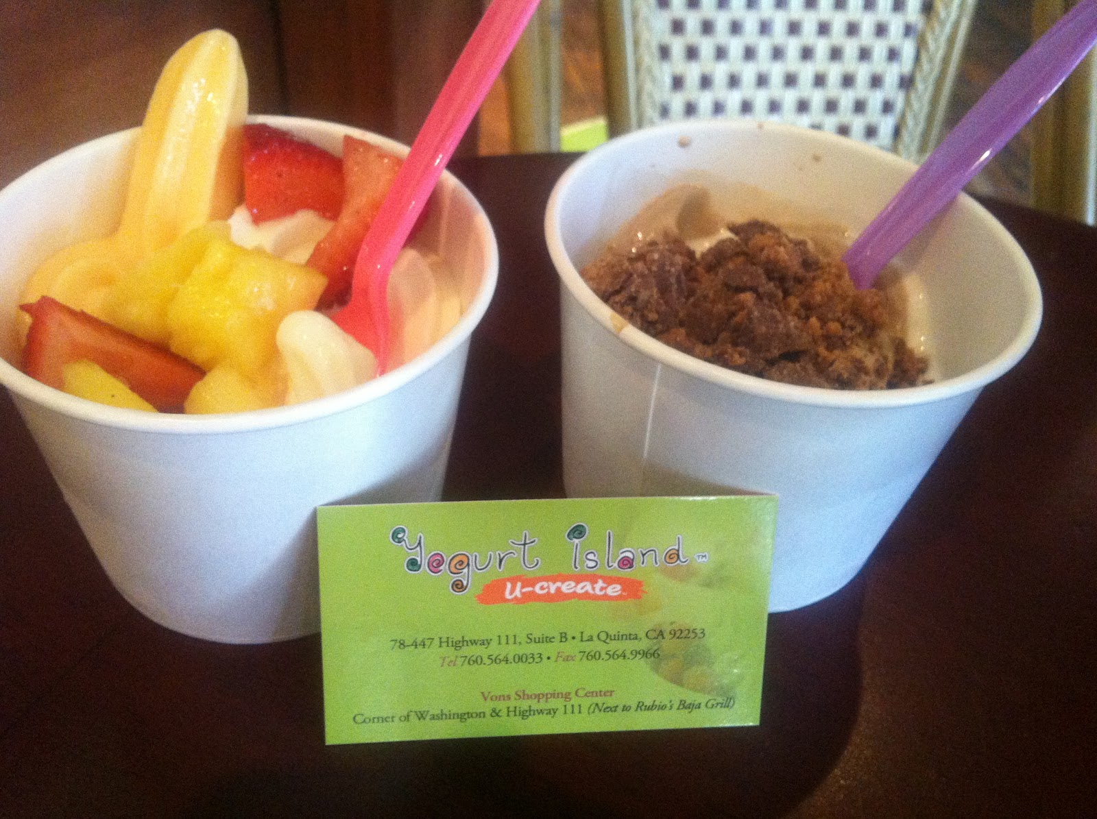 the daile lele FROYO FRIDAY at Yogurt Island