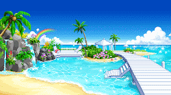 Tropical Beach Gif Background 1