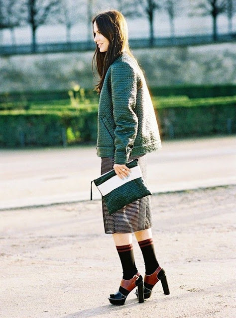 WHISPER blog: SALTO + MEIAS #peeptoe #shoes #streetstyle