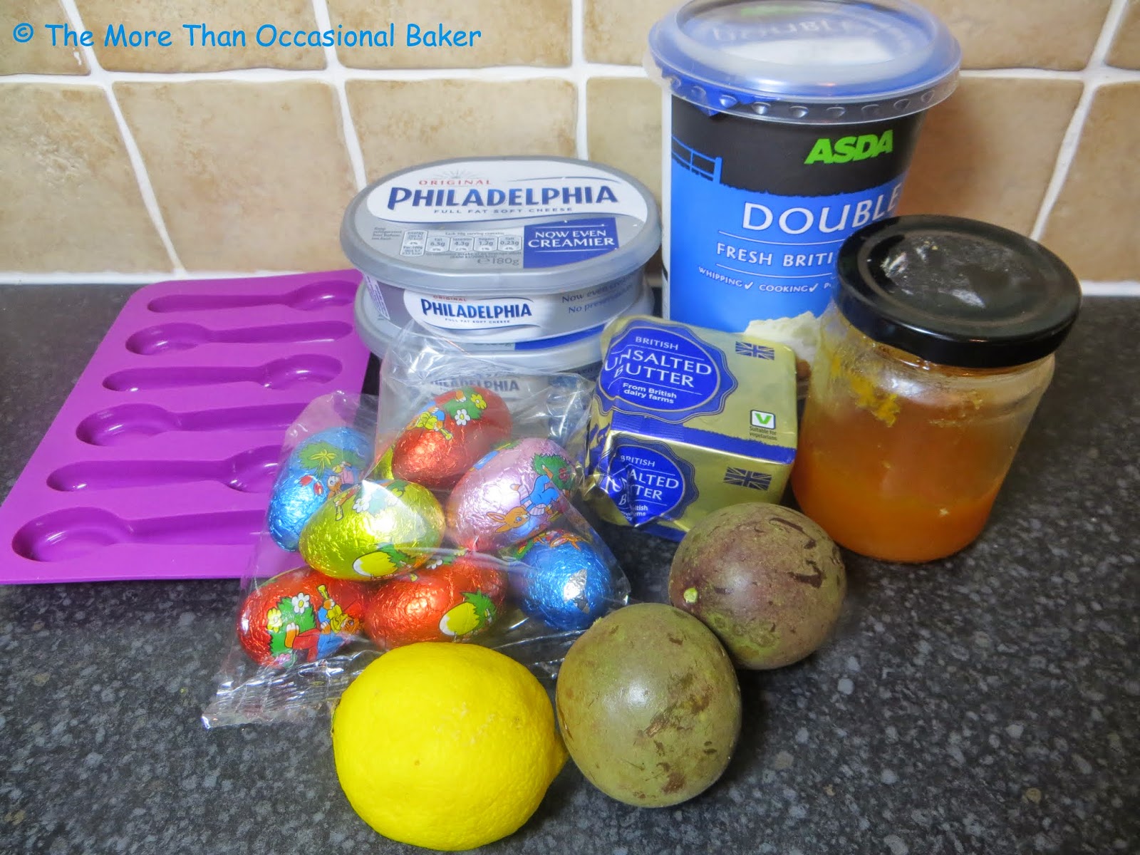 The more than occasional baker Passionfruit and Cream Cheese Filled