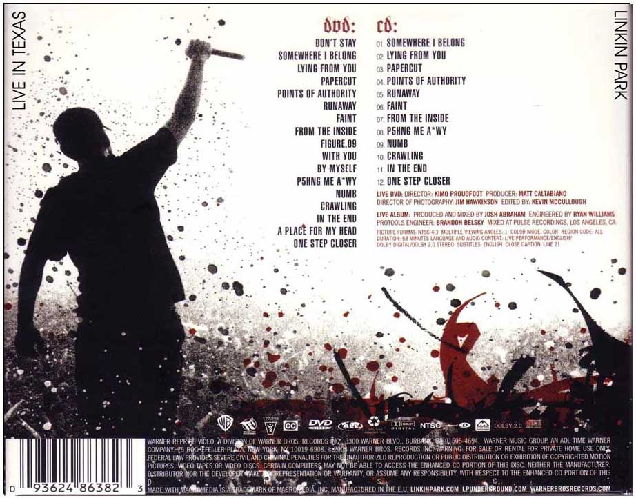 Download Linkin Park Song Album Live in Texas