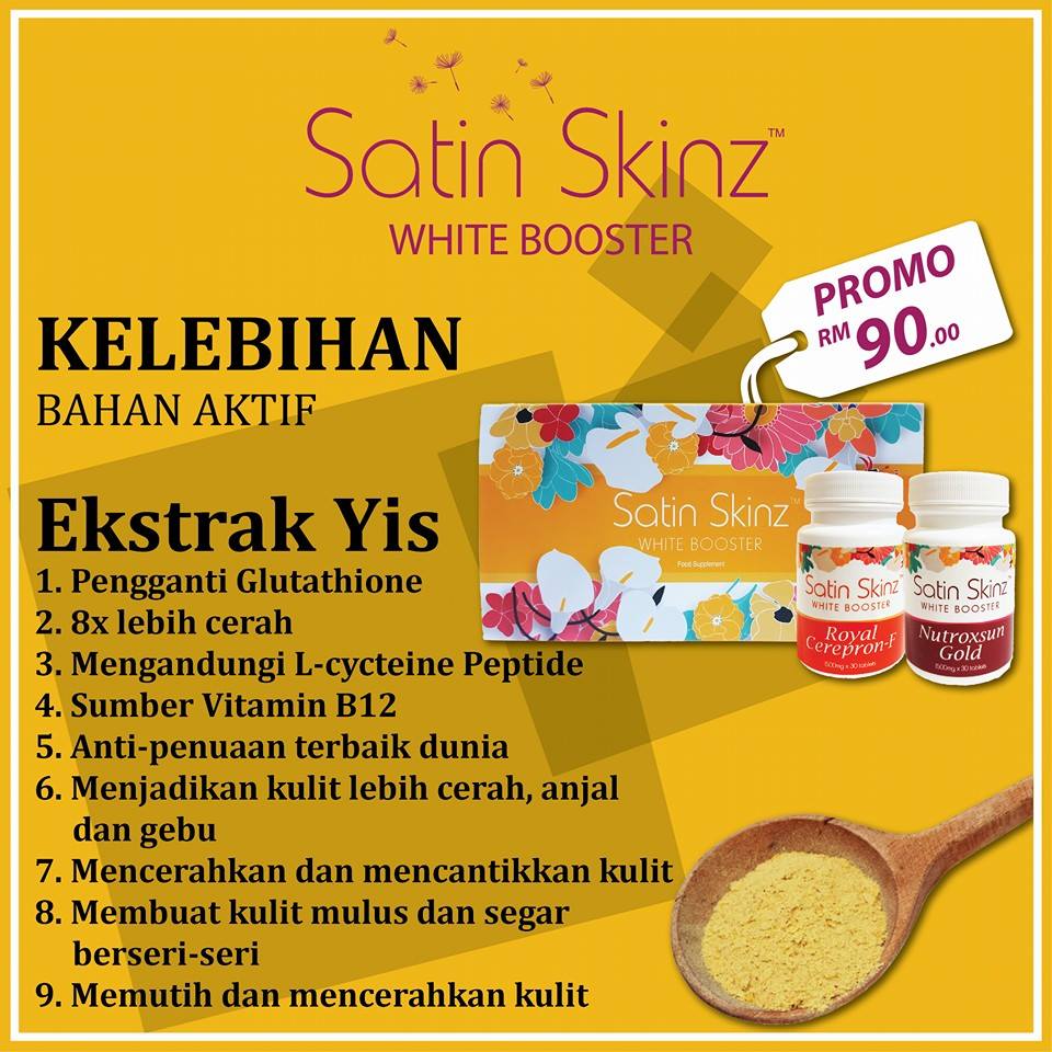 Satin Skinz Premium / Satin Skinz White Booster / Satin Skinz Facial Skincare / Satin Skinz