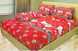 sprei Internal Hello Kitty Miss Hug sprei Internal Hello Kitty Miss Hug