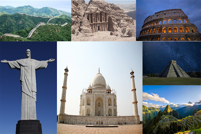 The world's seven wonders Full Information Hindi दुनिया के 7 नये अजूबों की पूरी जानकारी