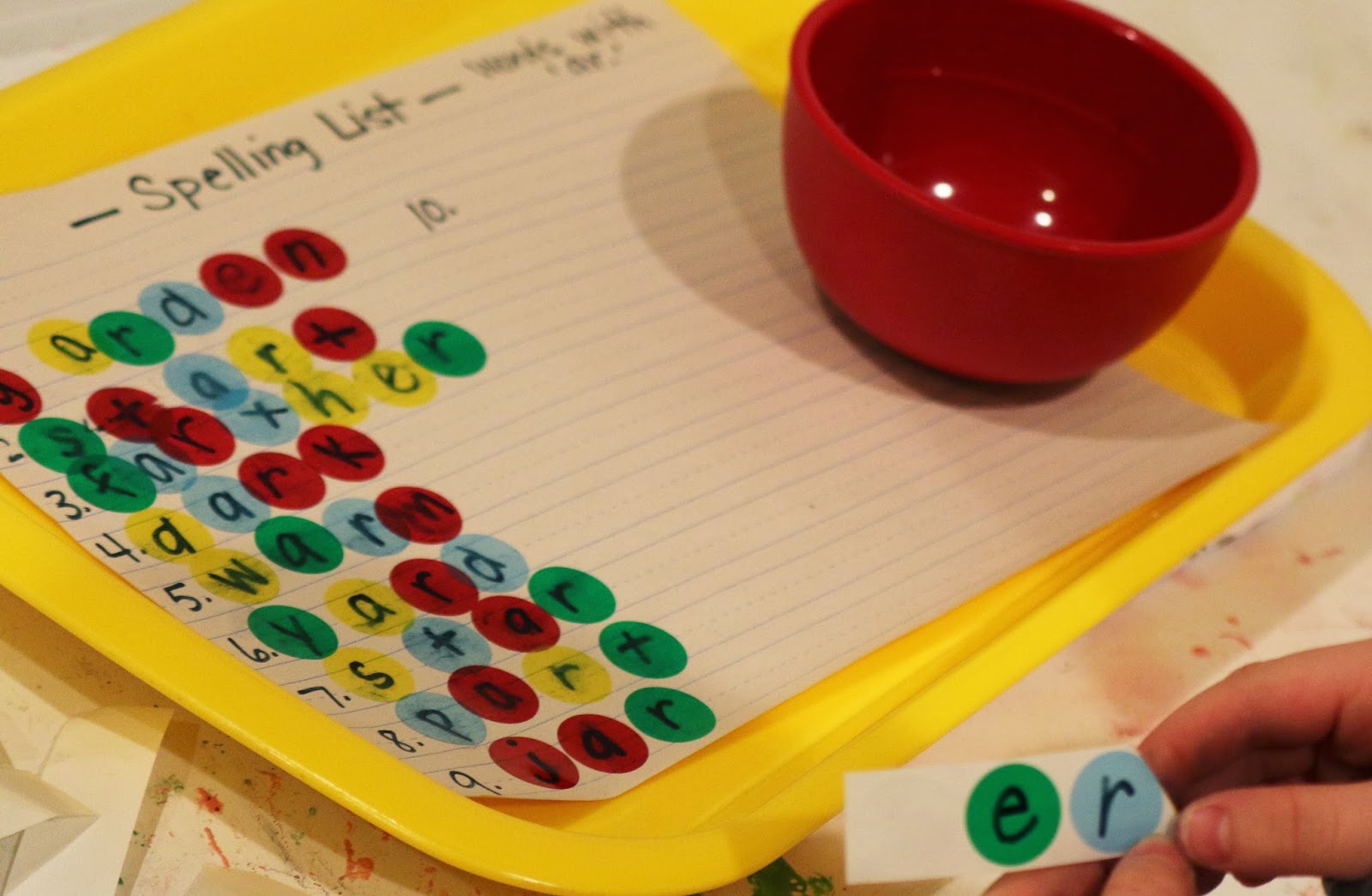 hands-on spelling activities