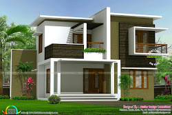 box contemporary architecture kerala floor modern type plans feet keralahousedesigns bedroom exterior facility bungalow palakkad