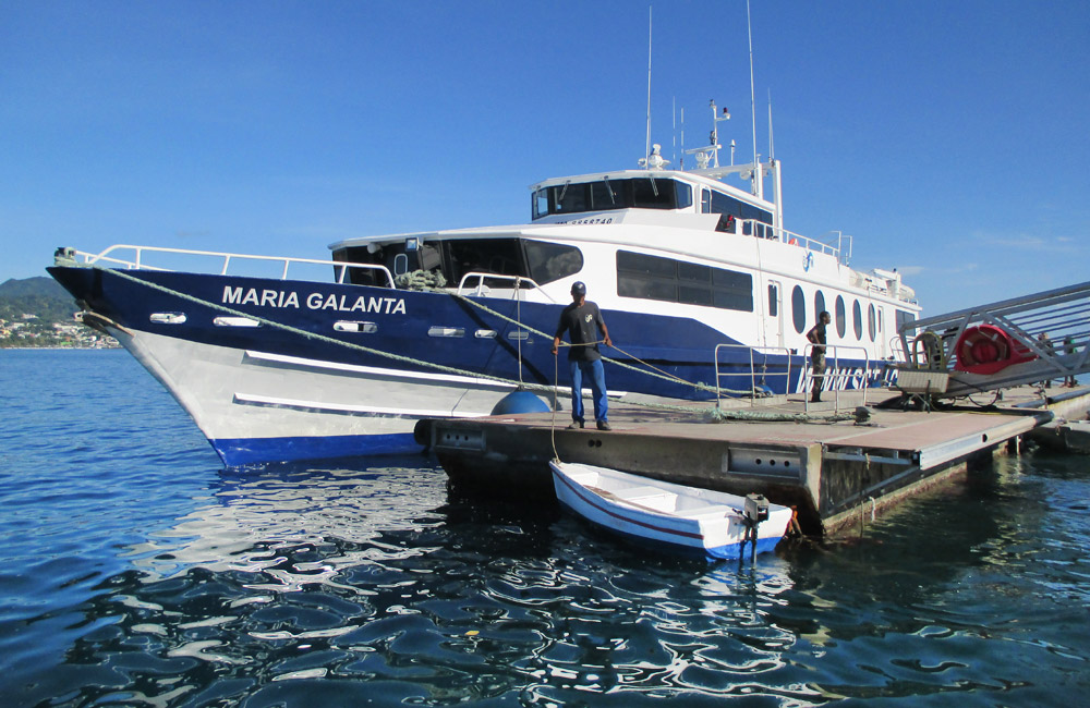 Maria Galanta Cloué au port d'Anjouan à causes des manœuvres illicites