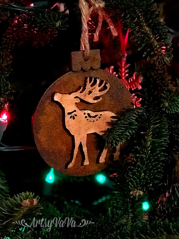 Artsy VaVa DIY "Rust"ic Ornaments