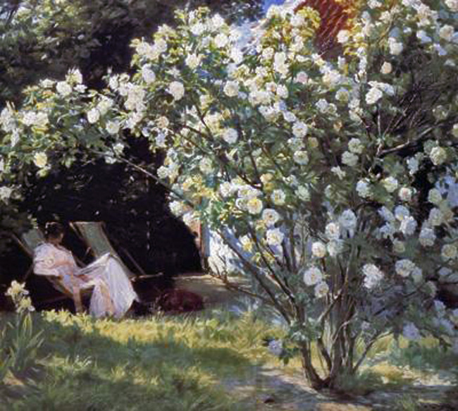 P S Krøyer: Roses (1893)