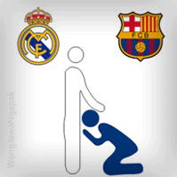 DP BBM ANDROID Real Madrid VS BARCA BARCELONA KALAH K.O