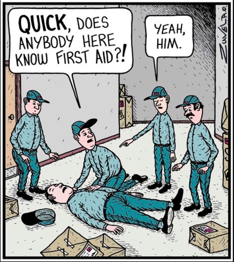 Denali Rose: Friday Funny 02/03 (Why First Aid)