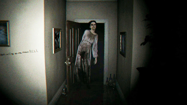 Silent Hills P.T. - ghost sigh in the hall