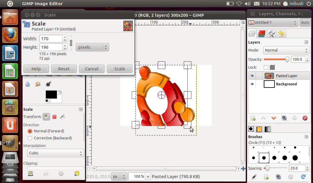 Scale editor. Scale editor
