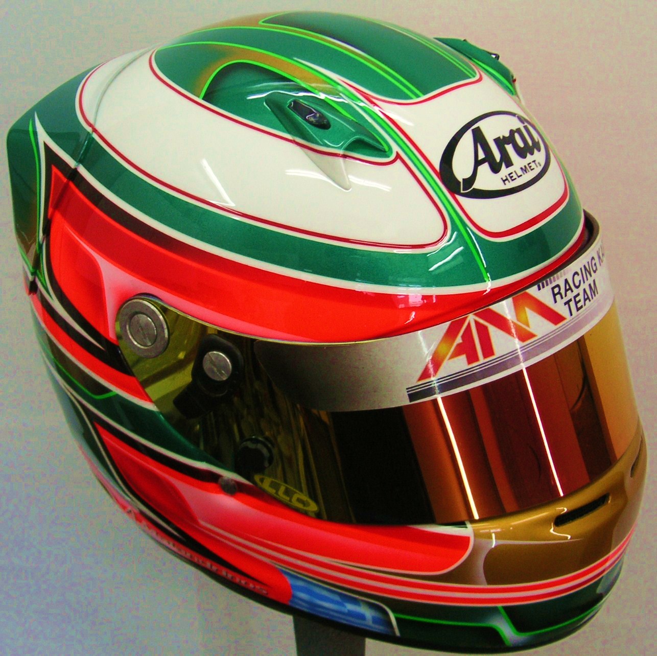 Hand Painted Helmets Design your helmet today..!! Arai Custom Kart