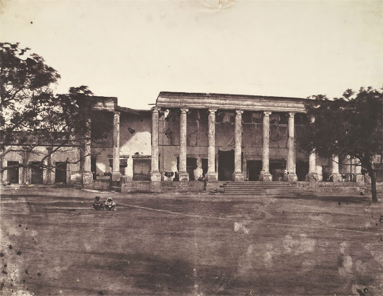 College Building in Delhi, Damaged by Indian Mutiny of 1857 - Photograph Taken by Dr. John Murray in 1858
