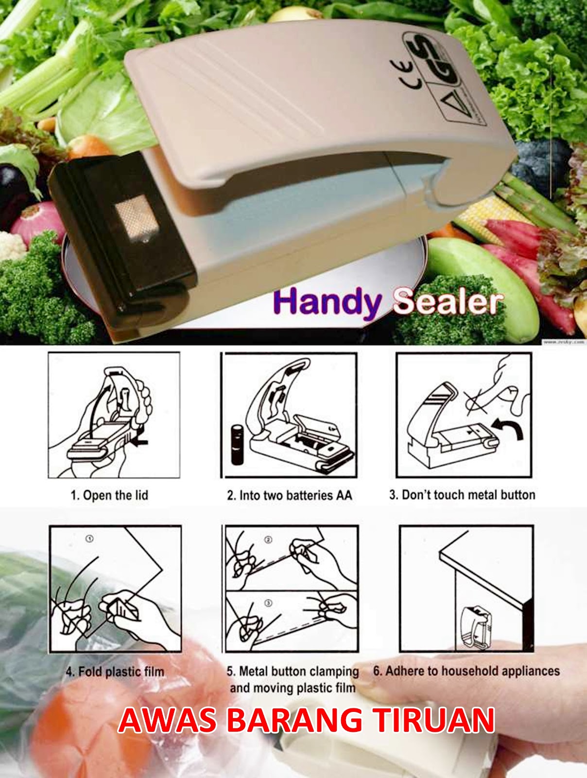 Handy Sealer Spesifikasi Handy sealer
