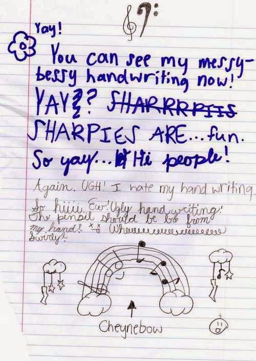 Messy Handwriting Hand Writing