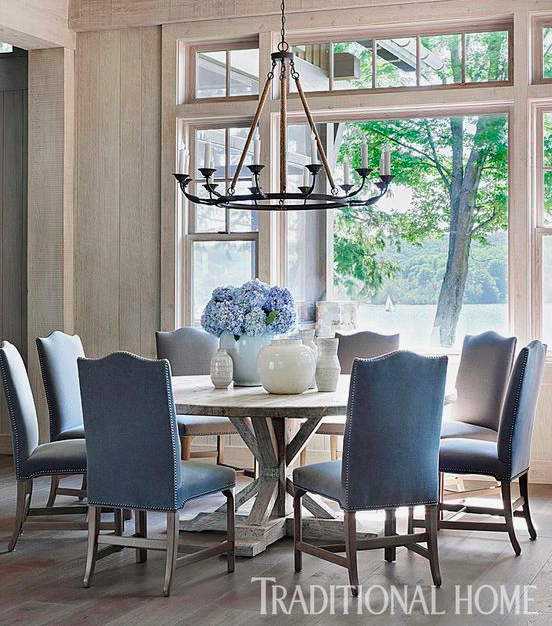 classic • casual • home: The Beauty of Round Dining Tables and Some Fun