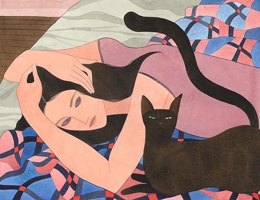 por Kelly Beeman | ilustraciones femeninas bonitas | arte y dibujo | cool art illustrations | a r t | iconoCero watercolor drawings by female artist Kelly Beeman | imagenes lindas de arte
