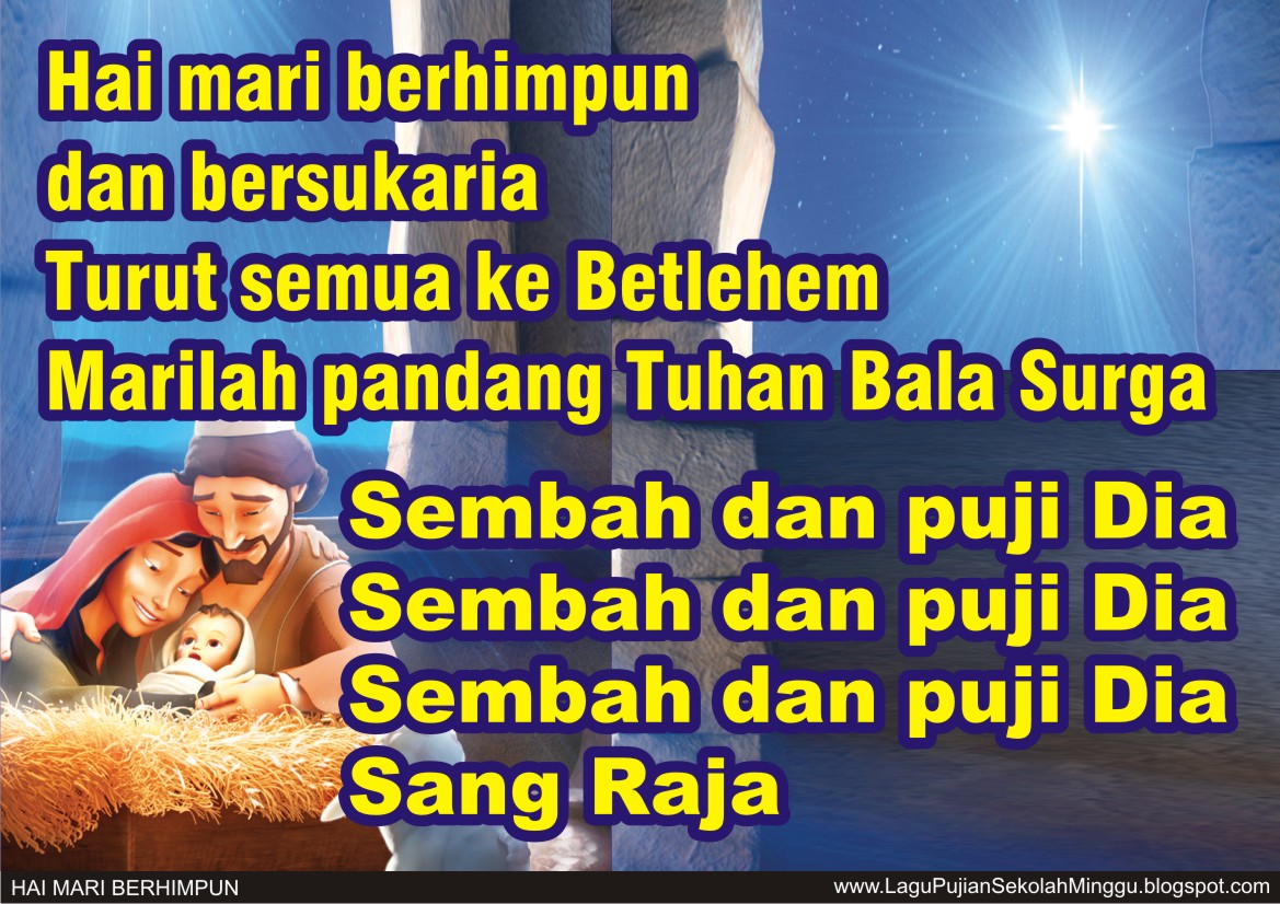 Lirik Lagu Pujian Rohani Kristen Sekolah Minggu Gereja Tuhan Yesus: Hai