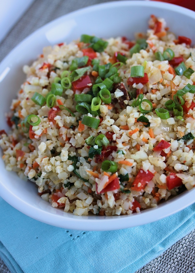 Just Jessie B: Savory Vegetable Cauliflower Rice | PALEO, Whole30