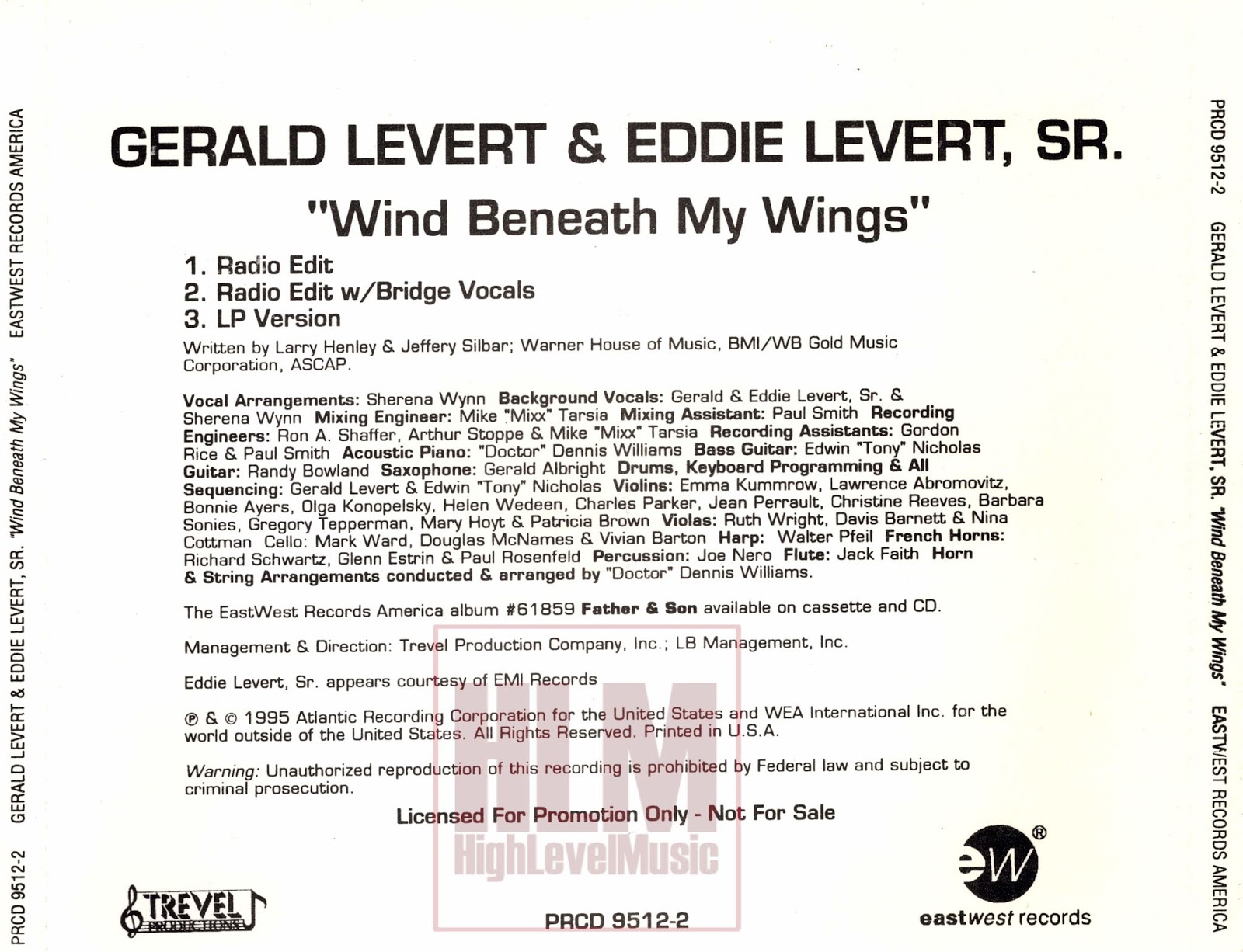 highest level of music Gerald Levert & Eddie Levert Sr Wind Beneath