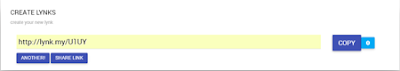 Pendekkan Url buat, duit, online, lynk.my