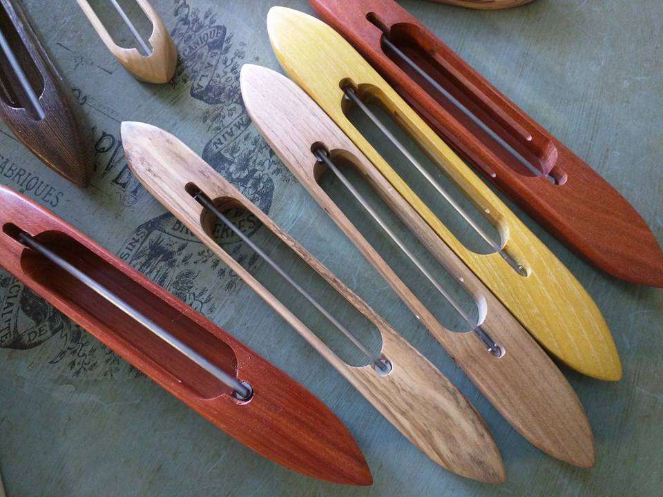 She's just a girl who creates... More Handmade Weaving Boat Shuttles