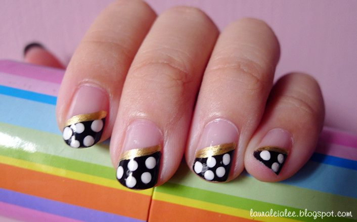 Mani of the Week: Polka-Dot French Manicure, #ManicureMonday: The Best Nail  Art of the Week - (Page 179)