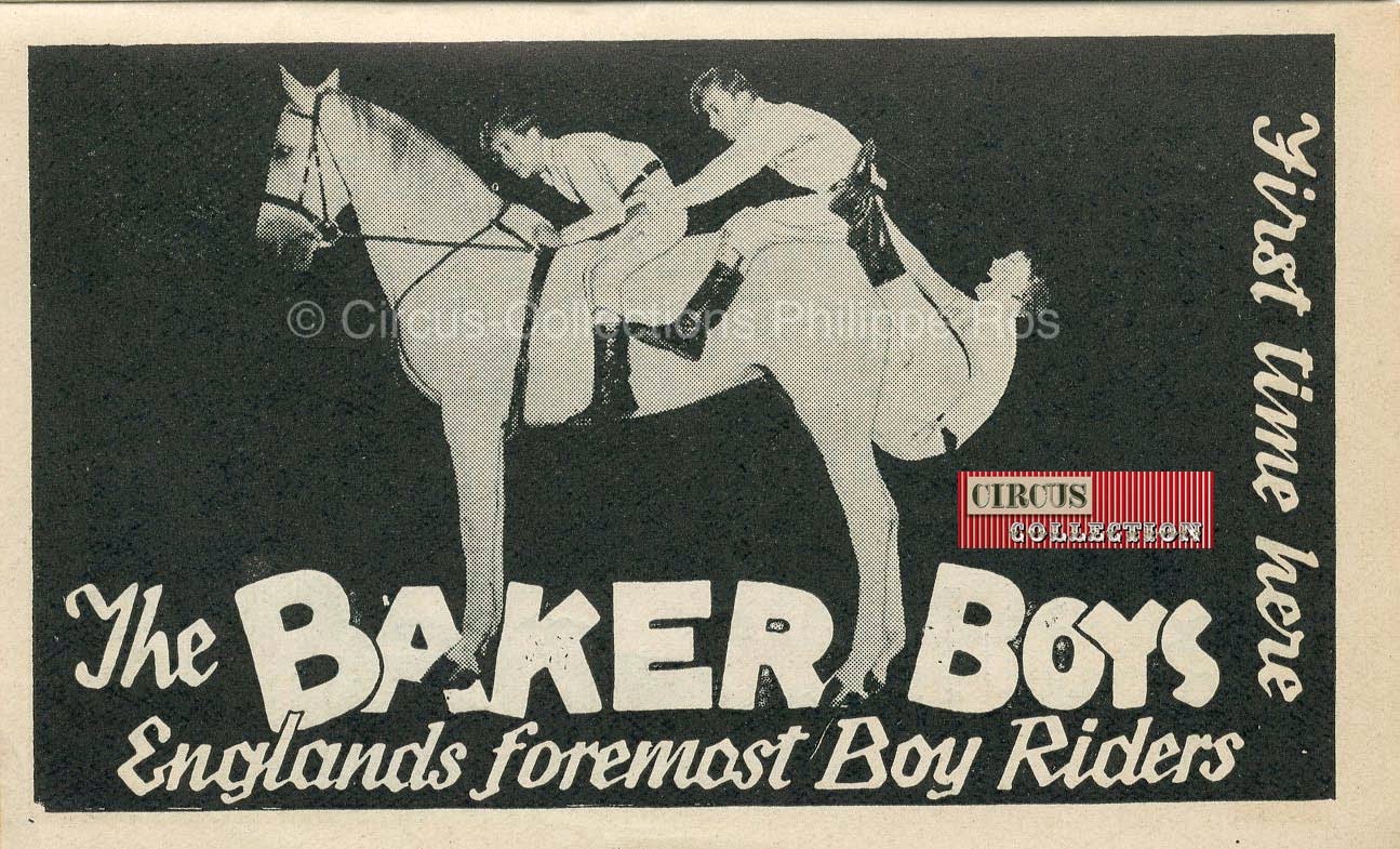 The Baker Boys England foremost Boy Riders