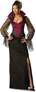 Women's Midnight Vampiress Adult Costume for Halloween
