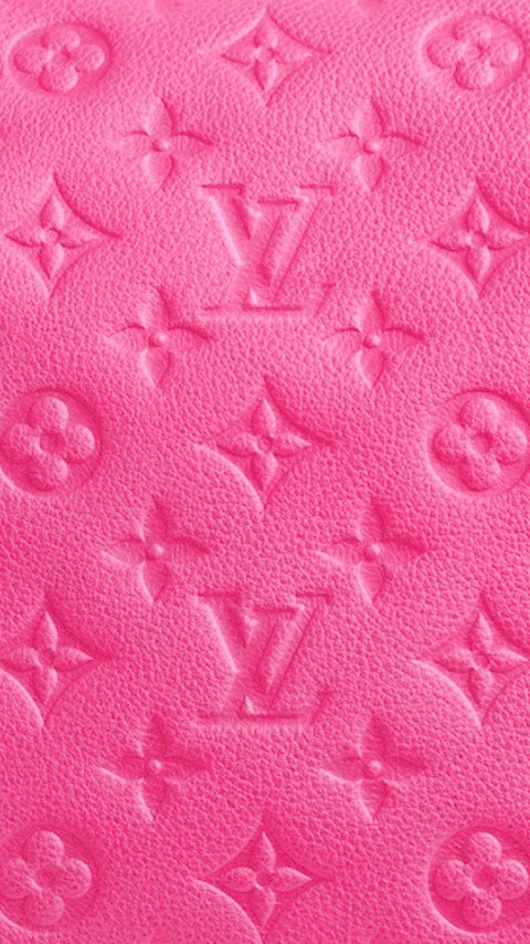Android Best Wallpapers: Pink Leather Louis Vuitton Patterns Android Best Wallpaper