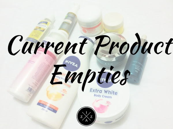 Current Product Empties (Nivea, Celeteque, Olay, etc.)