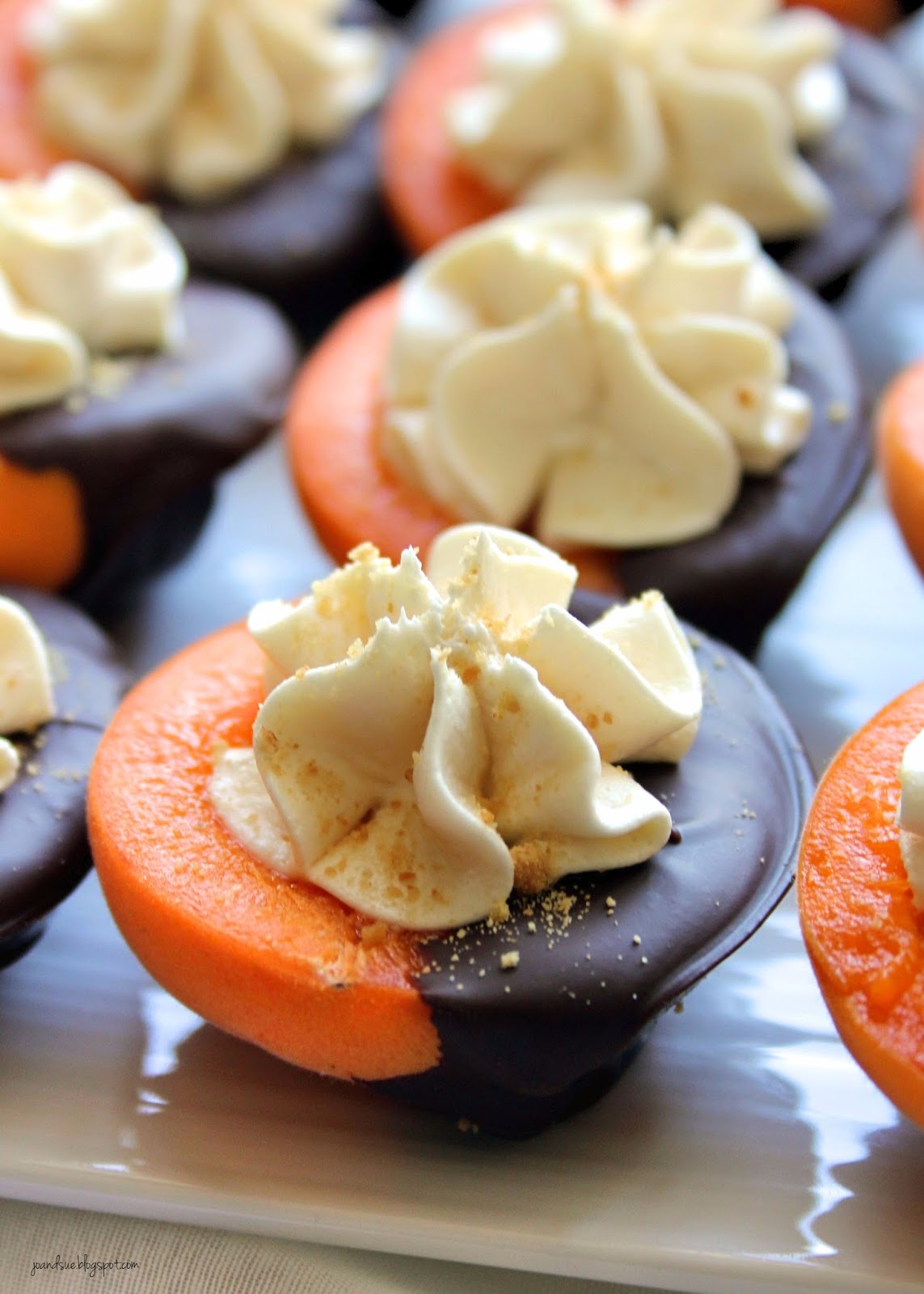 Jo and Sue Apricot Cheesecake Bites