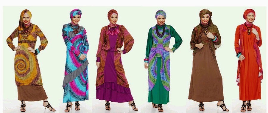 Trend Contoh Baju Muslim Model Sekarang 2015