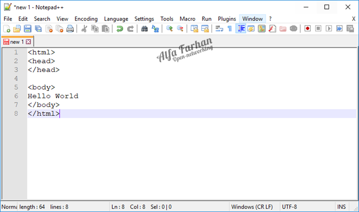 HTML Programming 1 - Mengenal HTML ~ Open Networking