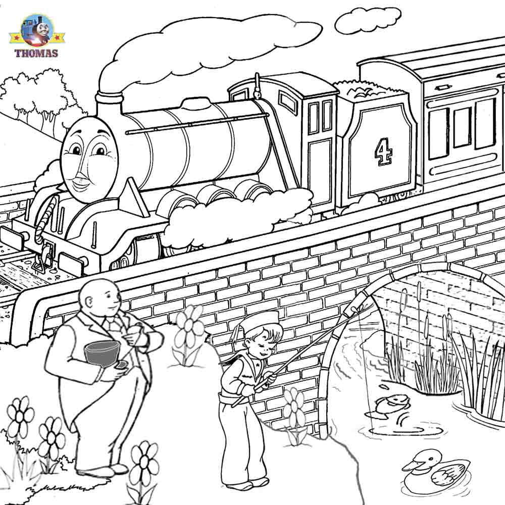 Gordon The Train Coloring Pages