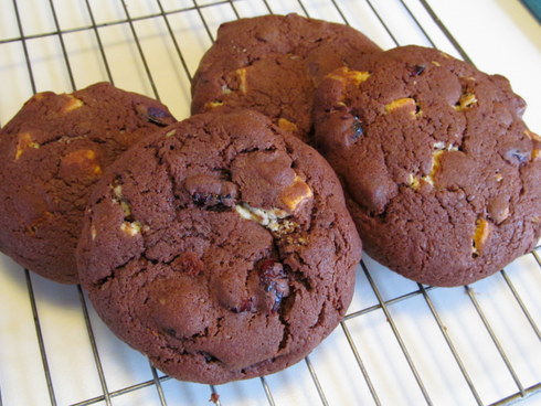 Chocolate Cranberry Cookies Chocolate Cranberry Cookies