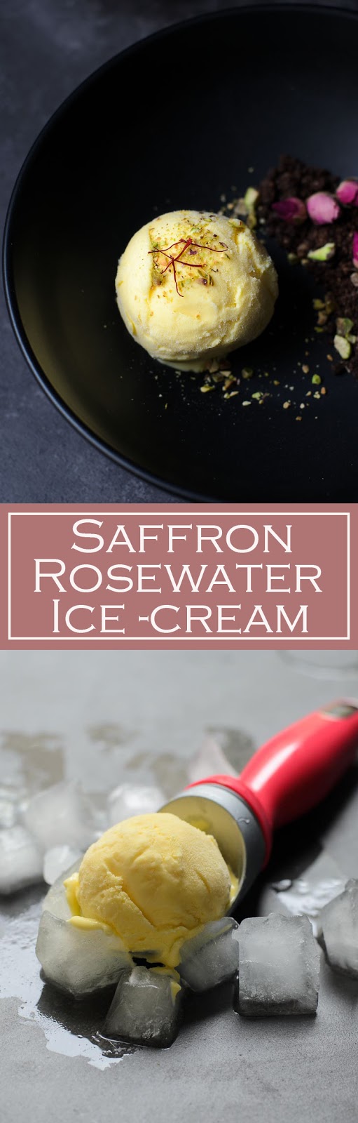 Saffron Icecream Lisa's Lemony Kitchen