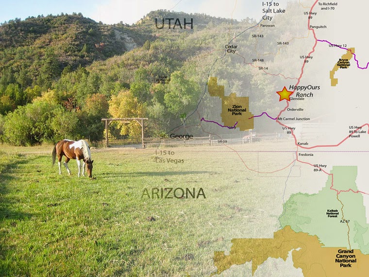 HappyOurs Ranch Map