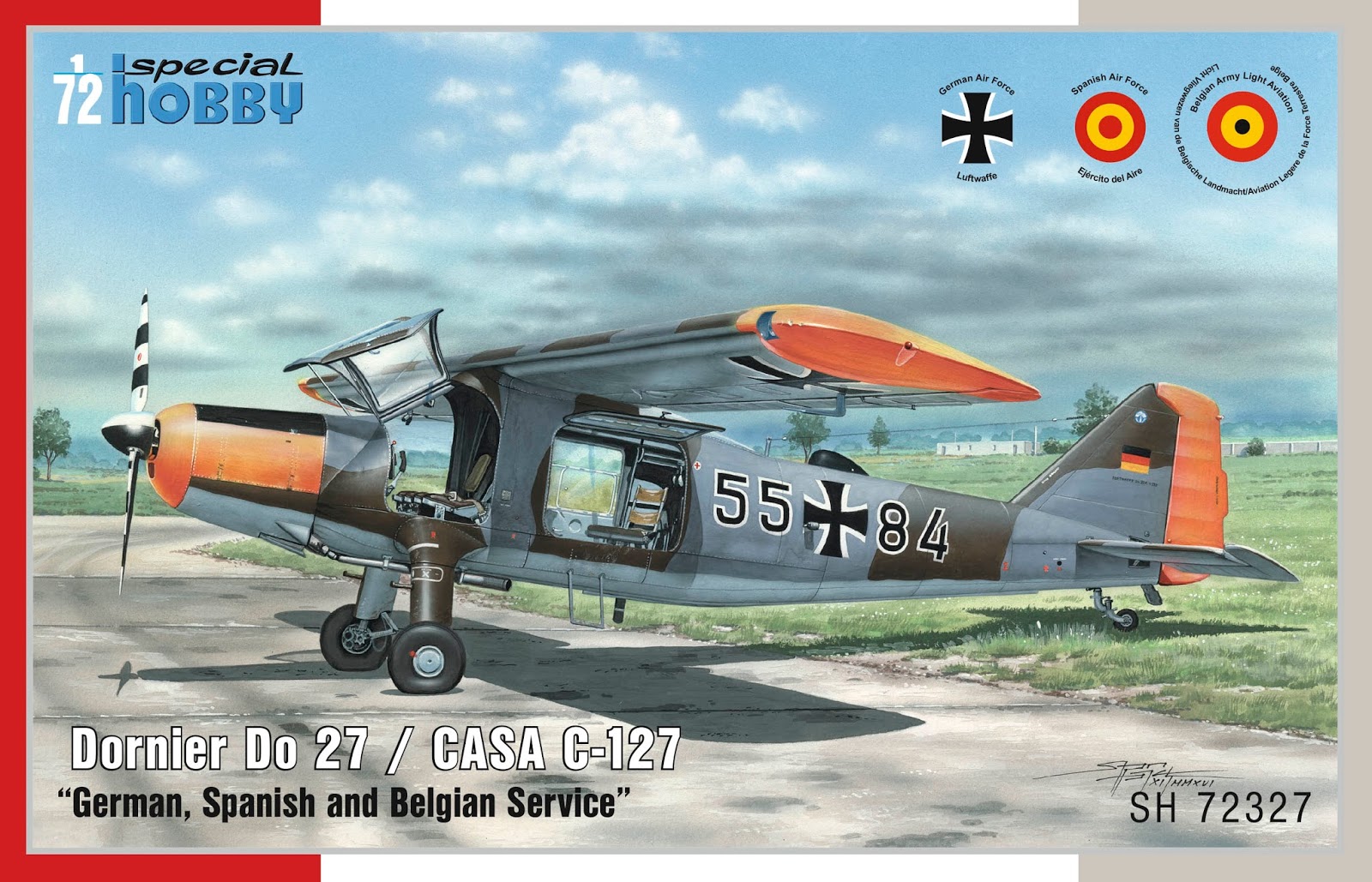 1/72 - Dornier Do.27 by Special Hobby - released - new Do-27H-2 boxing ...