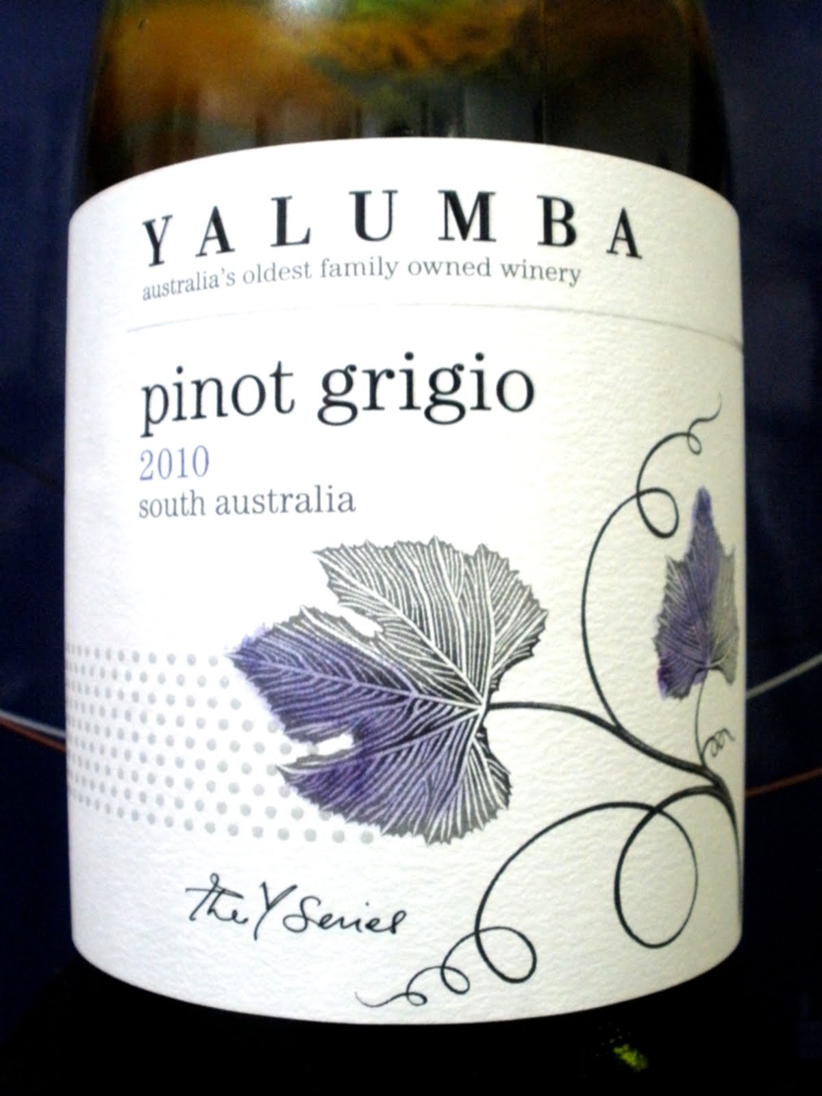 Australian Wine Journal YALUMBA YSERIES PINOT GRIGIO 2010