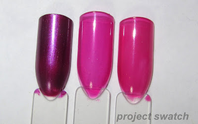 swatches - 1- L'oreal The Mystic's Future, 2- Zoya Paloma, 3- OPI Houston We Have a Purple