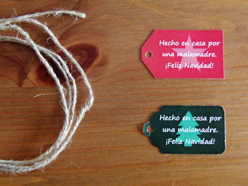 Etiquetas descargables para Navidad Etiquetas descargables para Navidad