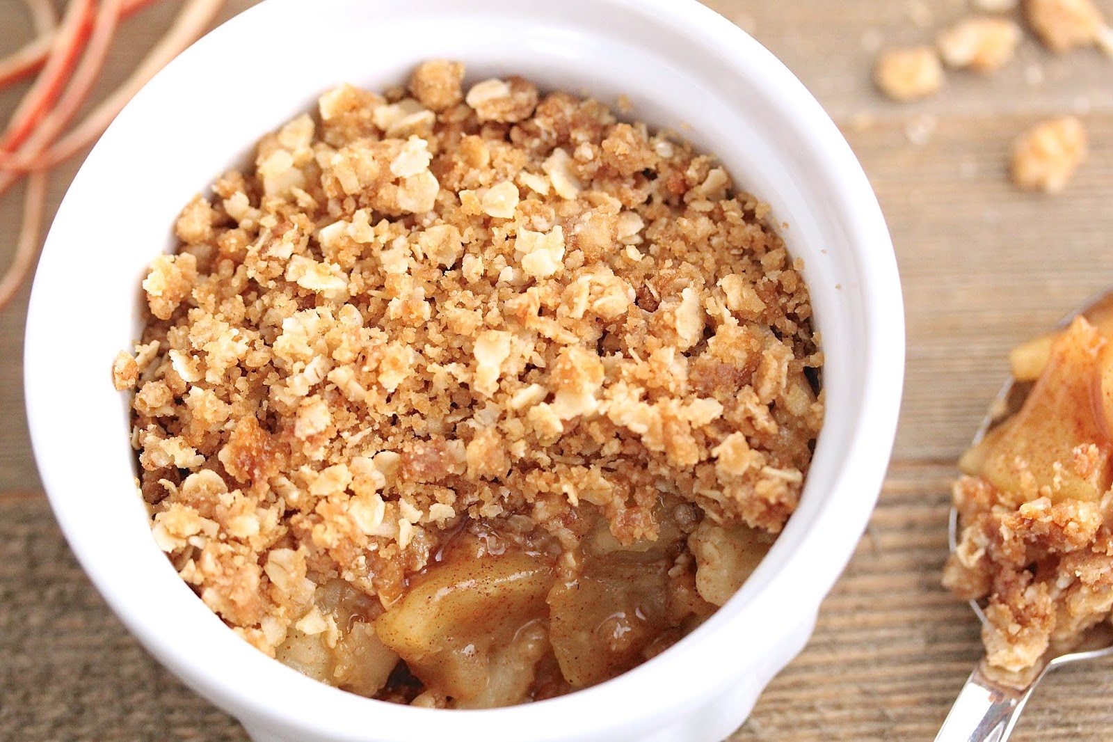 MICROWAVE APPLE CRISP FOR ONE In Good Flavor Great Recipes Great