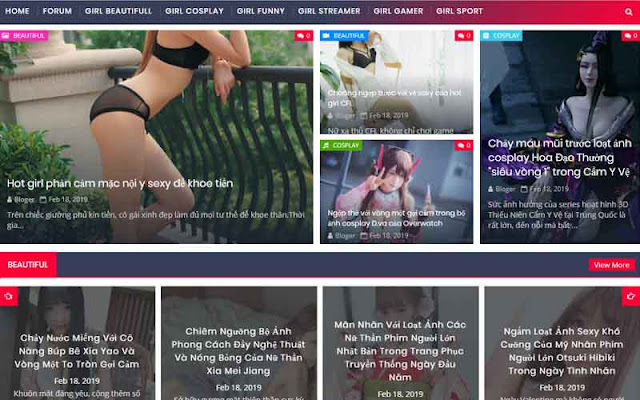 Template Blogspot chuẩn seo 2019 - Giao diện tạp chí ảnh tuyệt đẹp cho blog Template Blogspot chuẩn seo 2019